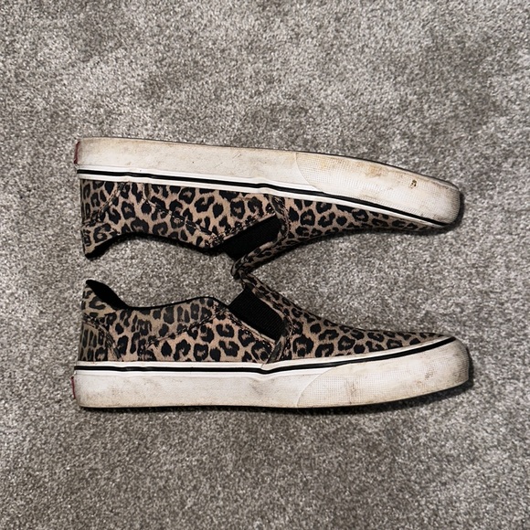 Leopard print slip on vans. Good condition. Size 6.5. - Picture 4 of 5